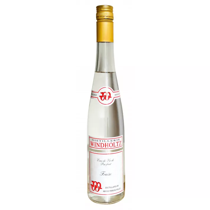 Distillerie Windholtz Eau-de-vie Fraise d'Alsace Exceptionelle 01
