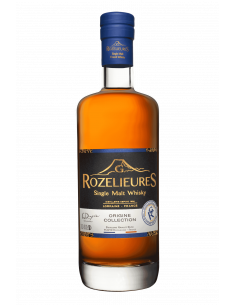 Whisky Français Single Malt ROZELIEURES Tourbé Collection