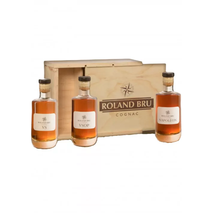 Roland Bru Tasting Set (VS, VSOP & Napoleon) Cognac