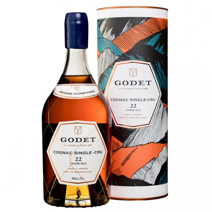 Godet Single-Cru Grande Champagne 22 jaar Cognac 01