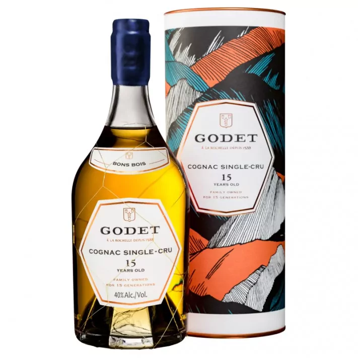 Godet Single-Cru Bons Bois 15 Jaar Oude Cognac 01