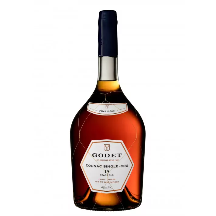 Godet Single-Cru Fins Bois 15 Years Old Cognac