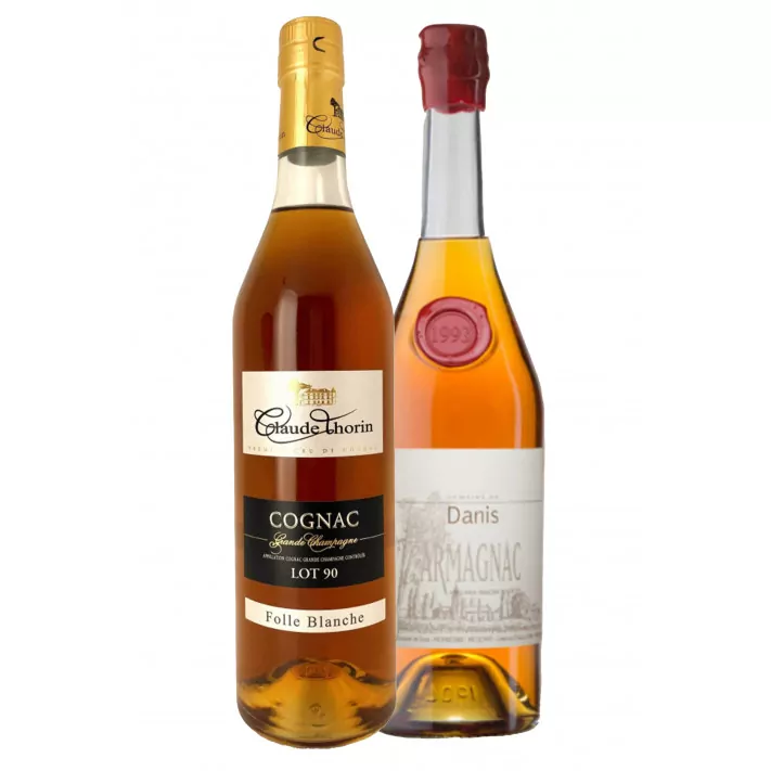 Armagnac & Cognac Bundle No. 2 (Domaine de Danis Cask N°2 1993 & Claude Thorin Lot 90 Folle Blanche) 01