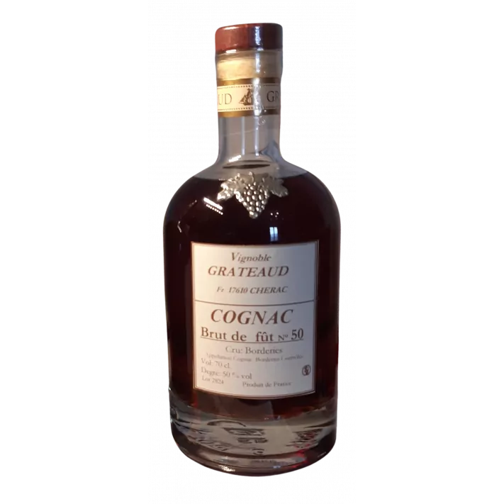 Grateaud Brut de Fût N°50 Borderies Cognac 01