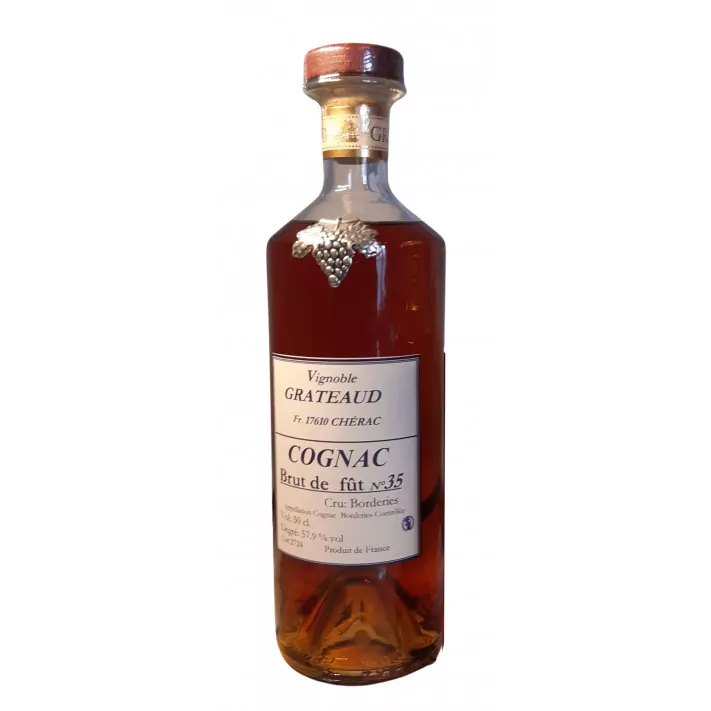 Grateaud Brut de Fût Borderies N°35 Cognac 01