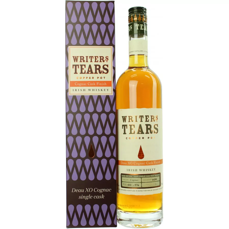 Writer's Tears Copper Pot Whisky gereift in Deau XO Cognac-Fässern 01