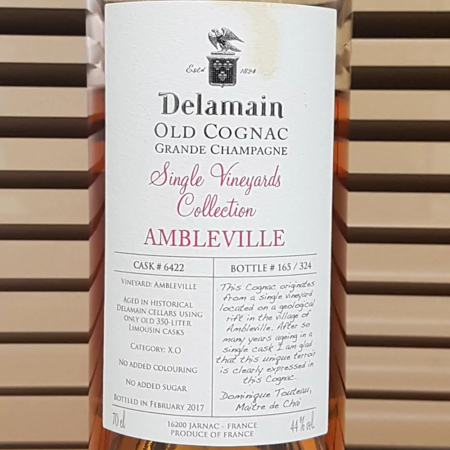 Delamain XO Single Vineyard Collection Ambleville konjaks 01