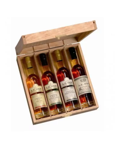 A.E. Dor Assortment Wooden Box N°3 Cognac 01