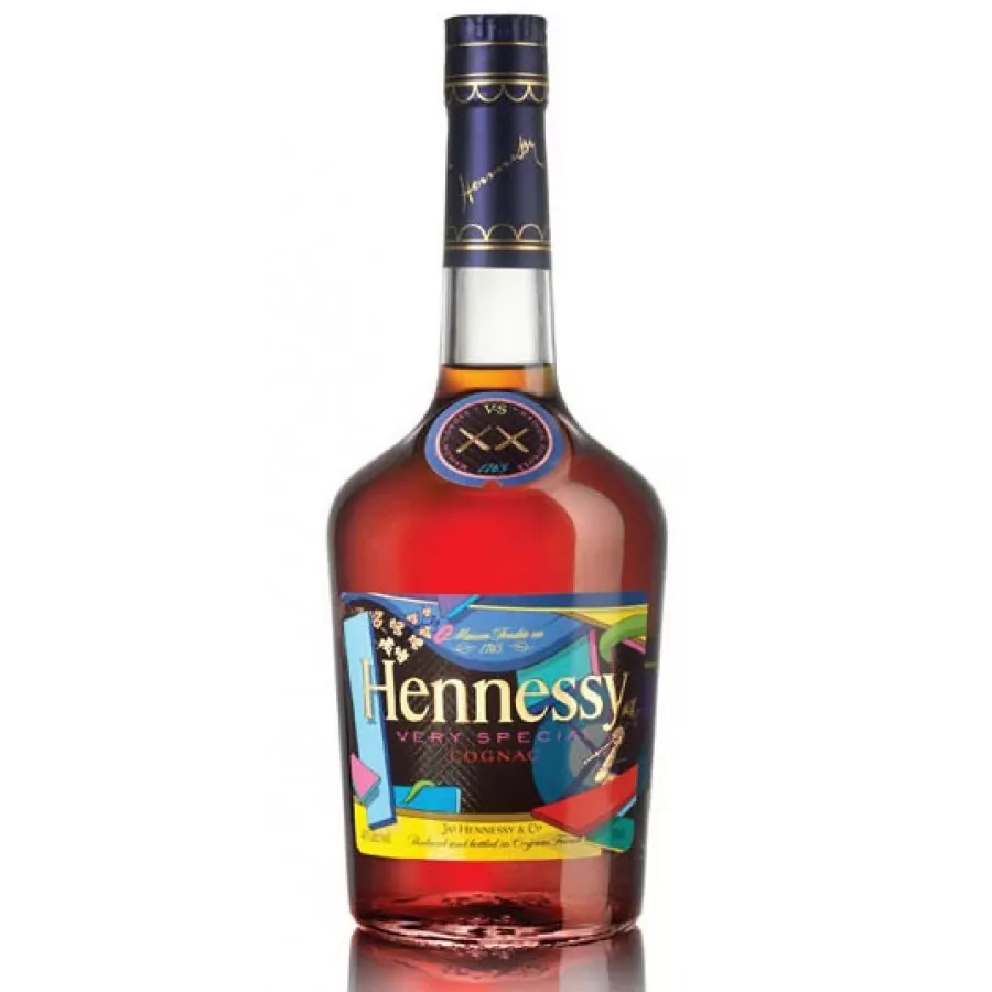 Koniak KAWS Hennessy VS Cognac Edycja limitowana 01