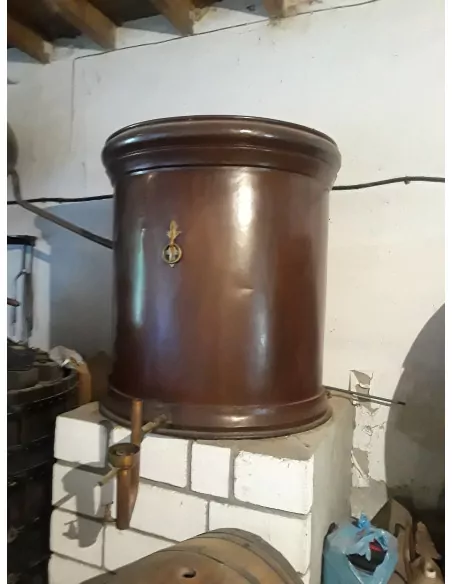 Alambic Charentais - Mareste koperen distilleerketel 09