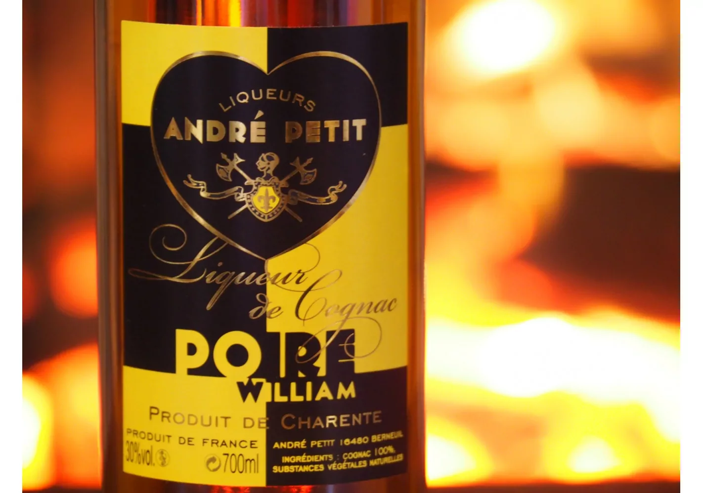 André Petit Poire William Liqueur de Cognac - 70cl 