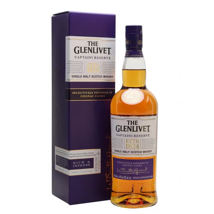 Glenlivet Captain's Reserve Single Malt skotu viskijs 01