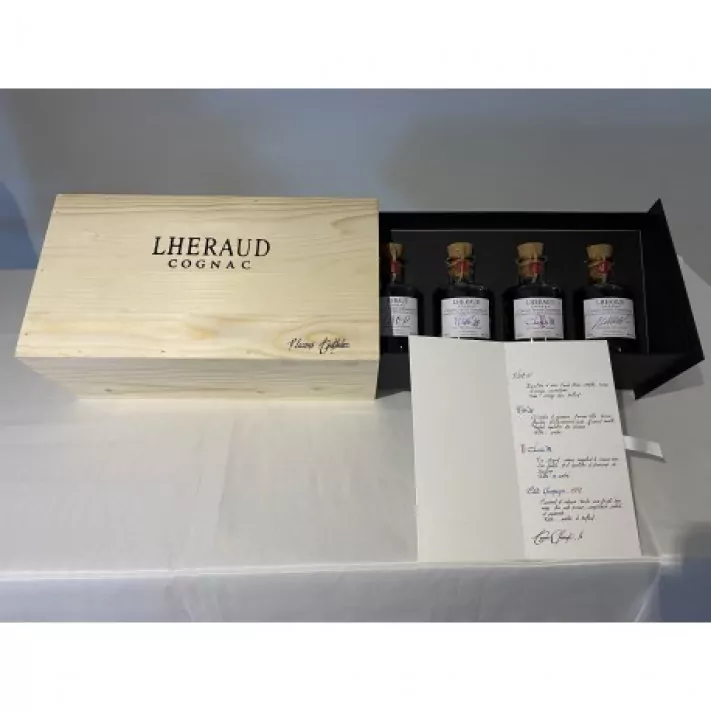 Scatola da degustazione Lheraud 4x20cl Cognac 01