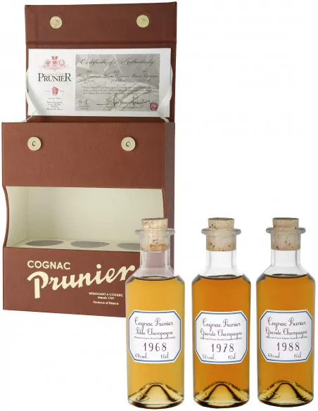 Prunier Vintage "Lucky" Tasting Set Cognac 03