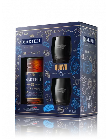 Coñac Martell Blue Swift Limited Edition by Quavo 04