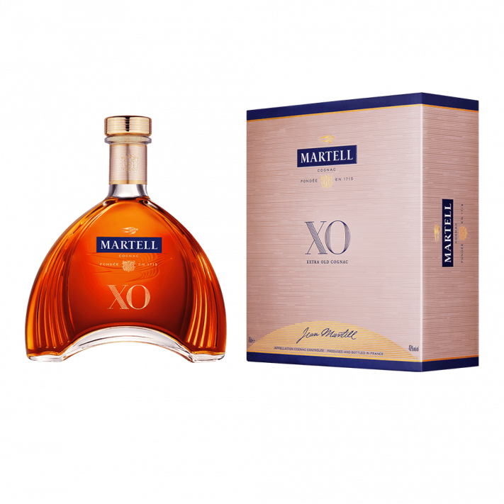 *Unique* Martell XO Extra Old Cognac Bottle Decanter & Box 750 ML Empty Bottle