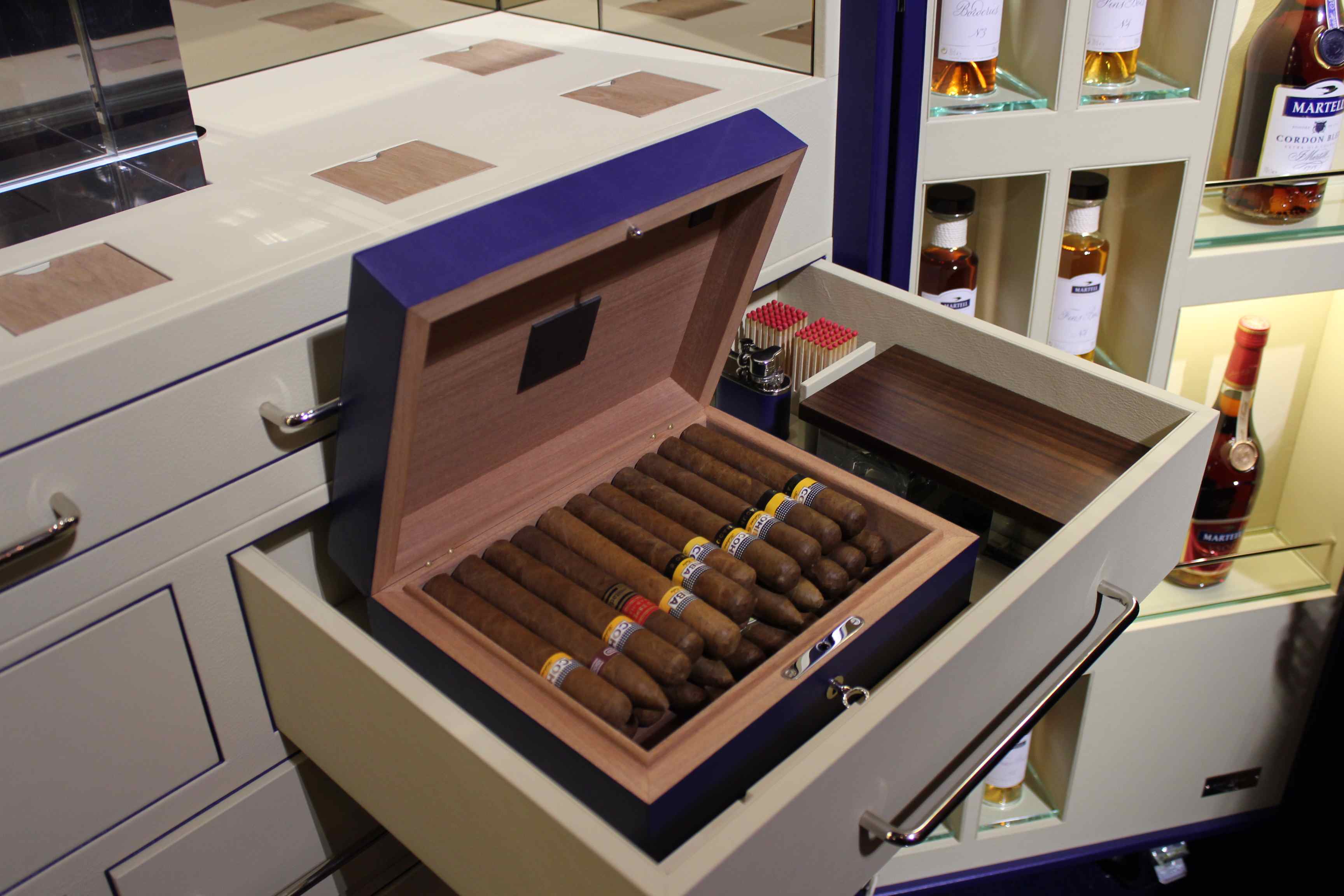 Humidor in the trunk
