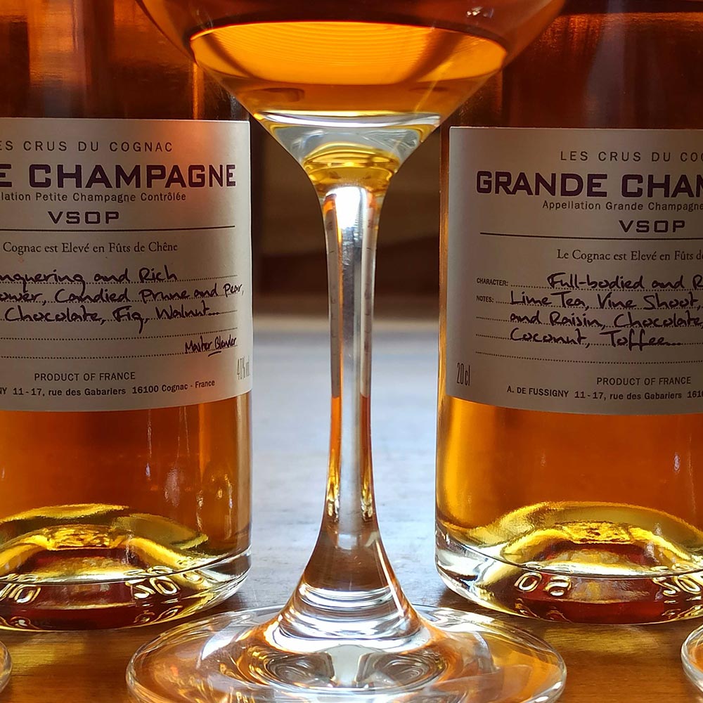 A. de Fussigny Petite Champagne and Grande Champagne VSOP Cognac