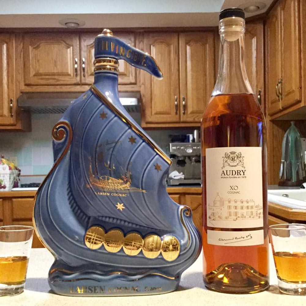 Larsen Viking Blue and Audry XO Cognac
